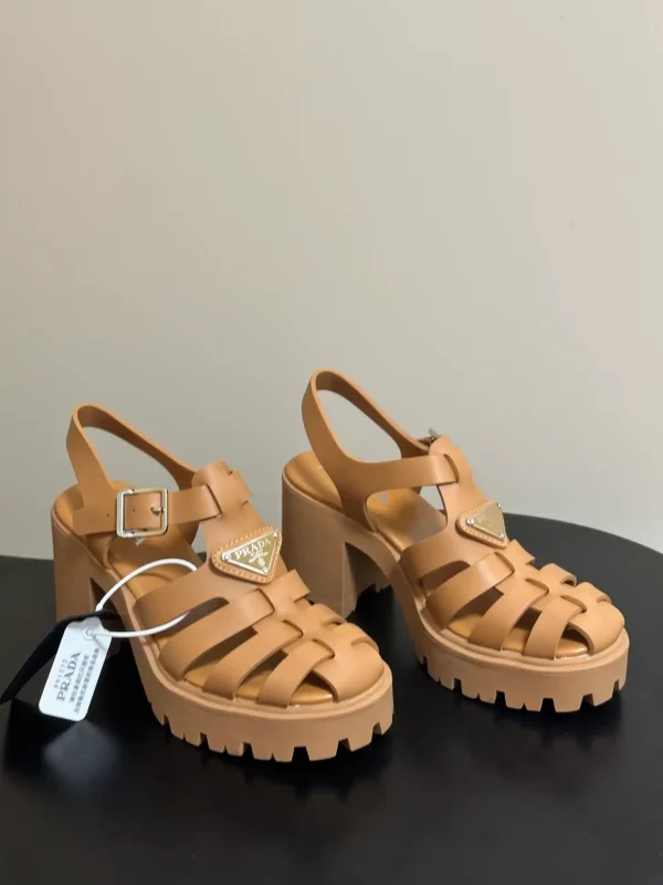 Prada Monolith Platform Sandals