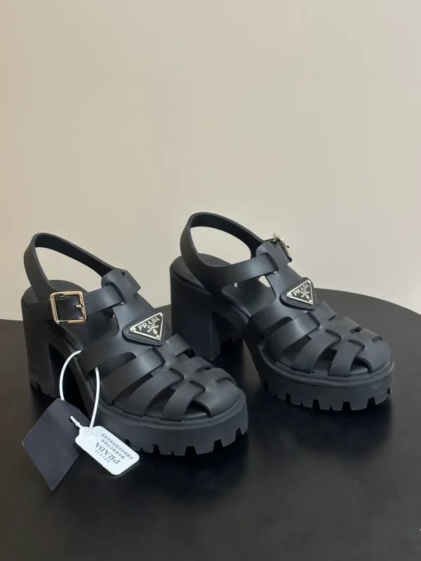 Prada Monolith Platform Sandals